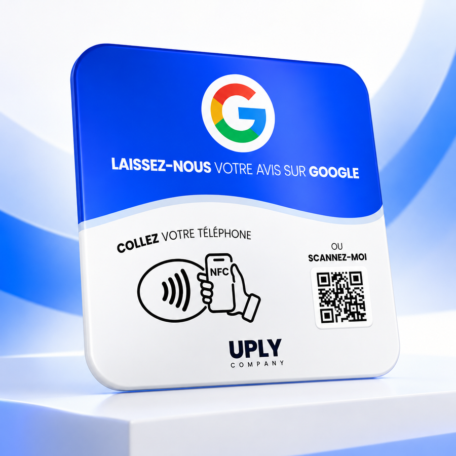 Plaque Avis Google